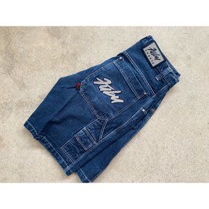 Vintage Fubu Sports 31 Blue Shorts Denim Jeans Carpenter Vintage 90s